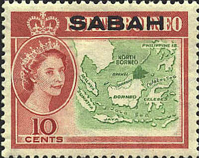 SCN 5. North Borneo 284 overprinted